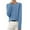 Blue, variant on Tbopshirt Womens Sweaters,Fall Sweaters for Women,Cowl Neck Women's Sweater Cardigan V-neck Long Sleeve Plus Oversize Women's Cardigan Knitted Outer
