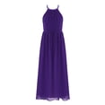 thumbnail image 4 of YiZYiF Kids Girls Chiffon Flower Girl Dress Hollow Back Wedding Birthday Party Dress, 4 of 6