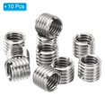 thumbnail image 3 of Unique Bargains Adaptateurs de Filetage Manchon Écrou Réducteur 10 Pcs M12x1.75 Mâle à M10x1.5 Femelle Écrou de Réparation 10mm, 3 of 7