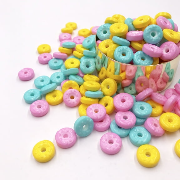 Donut Shaped Candy Confetti Sprinkles Cake, Cookies, Donut, Cake Pops Toppings, 4 oz.