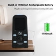 thumbnail image 3 of Metronome DK Haut-Parleur Électronique Rechargeable Écran LCD pour Mini Piano Guitare Batterie Volume Réglable Connecté aux Écouteurs, 3 of 7