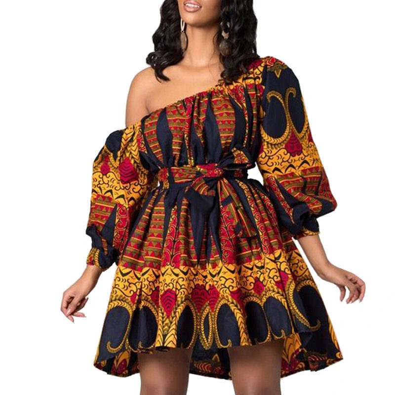 Moobom - Summer African Dresses For Women Bazin Riche New Dashiki Dress
