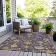 thumbnail image 3 of Dalyn Rugs Machine Washable Indoor/Outdoor Chantille Purple 10' x 14' Rug, 3 of 9