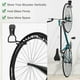 thumbnail image 2 of Set of 4 Bike Hooks, Iron Hanger Racks, Heavy Duty L-Shaped Storage Wall Mount, Practical Bike Rack for Home Garage, Black, 2 of 5