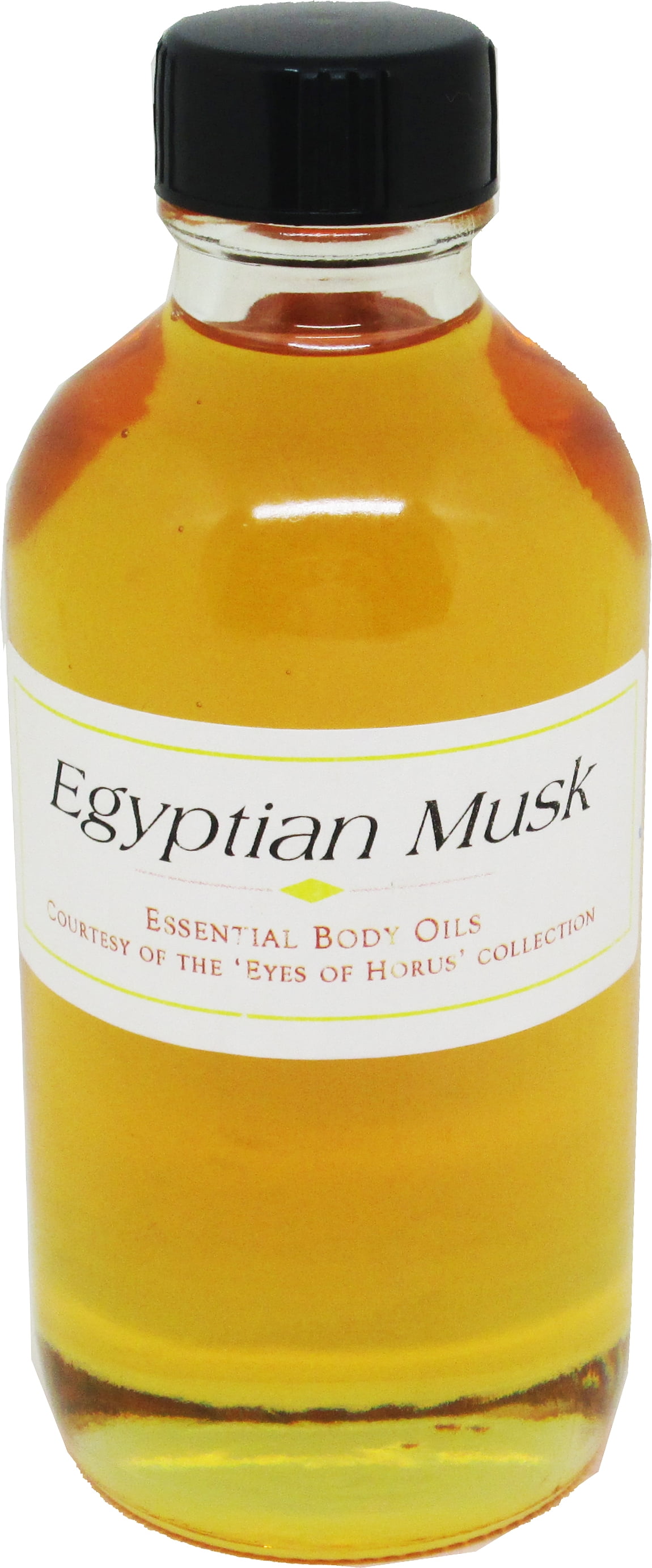 Egyptian Musk Scented Body Oil Fragrance [Regular Cap Gold 4 oz