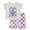 Multi, variant on Disney Lilo & Stitch Outfit for Girls, Short Sleeve T-Shirt & Stretch Shorts Set, Stitch Clothes for Girls (Multi, 3T)