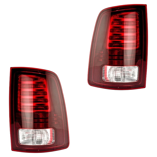 Par de Calaveras DEPO Ram 2013 A 2019 Con leds Filo cromado