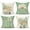 Green Daisy Floral Gnomes, variant on Spring Throw Pillow Covers Decorative Couch 18x18 Set of 2 Boho Home Living Room Cushion Case Decor Square for Bed Sofa,Colorful daisy embroidery