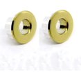 thumbnail image 1 of HAHDAXIA Sink Basin Trim Overflow Cover Brass Insert in Hole Round Caps Gold 2 PCS, 1 of 7