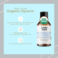 thumbnail image 5 of 100% Organic Glycerin – USDA Certified - Perfect for DIY Beauty Products, Crafts, and Formulations – Derived From Coconut – Skin and Hair Moisturizer for Deep Hydration – 4 Fl Oz, 5 of 7