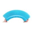 thumbnail image 5 of DNC Exfoliating Silicone Body Scrubber Shower Bath Body Brush Easy to Clean, Lathers Well, Eco Friendly, Long Lasting (Blue） Blue, 5 of 19