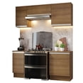 thumbnail image 1 of Cocina Integral 180cm Marrón Glamy Madesa 12, 1 of 5