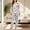 02 Pink, variant on YueHuiYing Loose Striped Print Pajamas for Women Set Long Sleeve Sleepwear Top & Pants Pjs Comfy 2 Piece Lounge Set