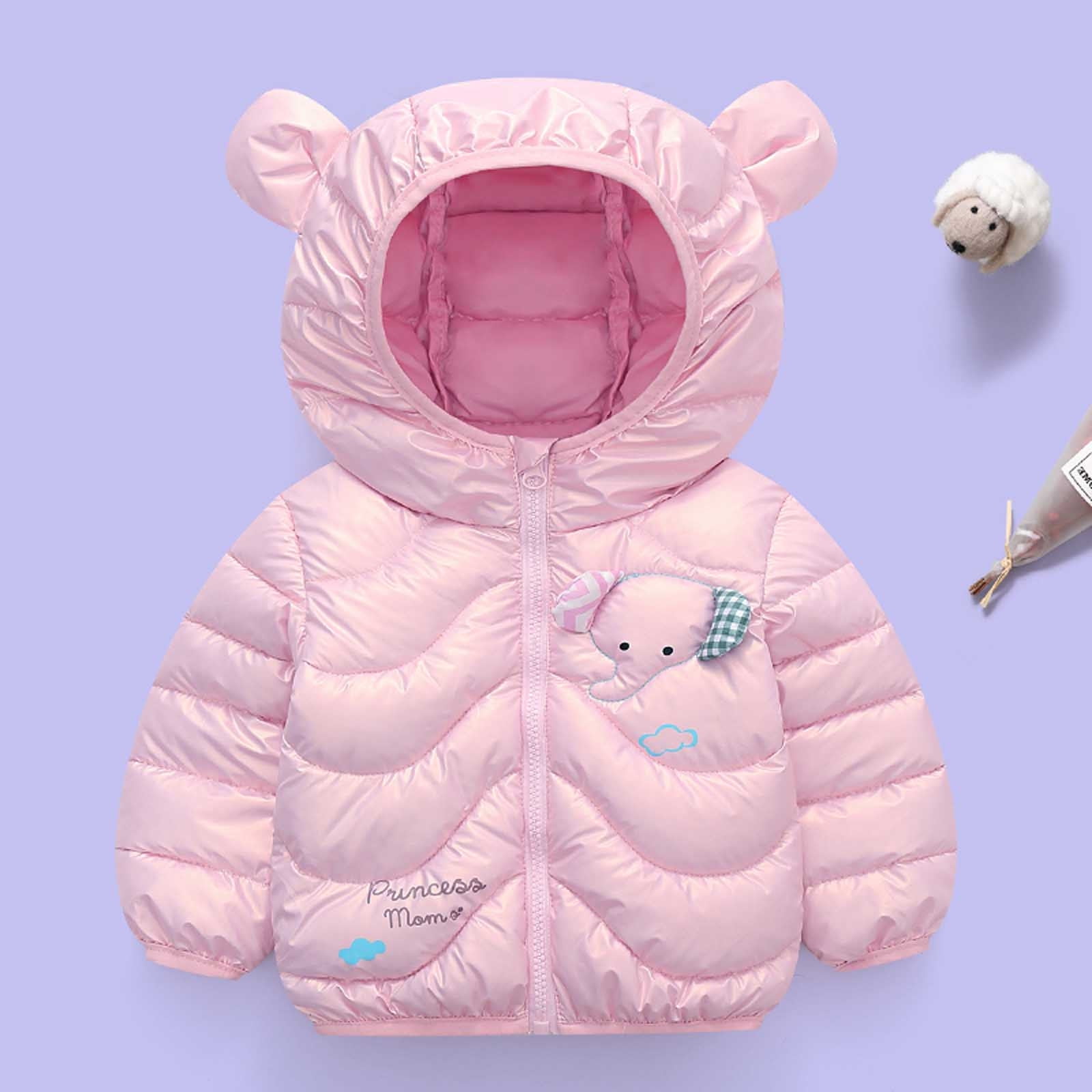 Holiday Savings Clearance 2022! VOBERRY Winter Jacket Fashion Kids Winter Coat Thick Winter Coat