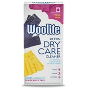 Woolite At-Home Dry Cleaner Cloths Fragrance Free, 6 Count