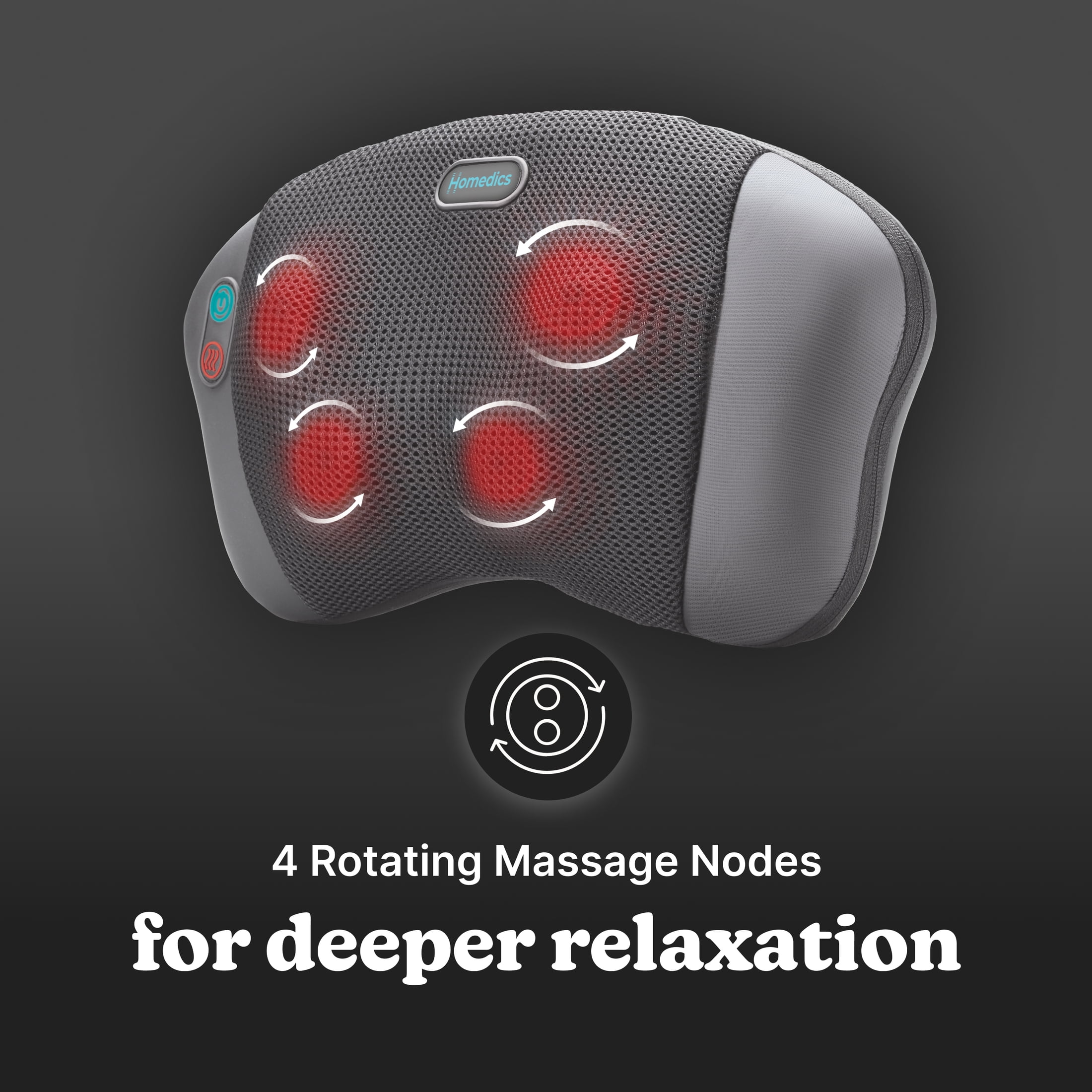 (3 pack) Homedics Shiatsu Body Massager with Heat, Back and Full Body