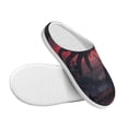 thumbnail image 3 of Picia Giant Monster Over City for Women's Lamb-hug Comfy Fleece House Slippers Memory Foam, Slip-on House Shoes Indoor Outdoor-39/40, 3 of 7