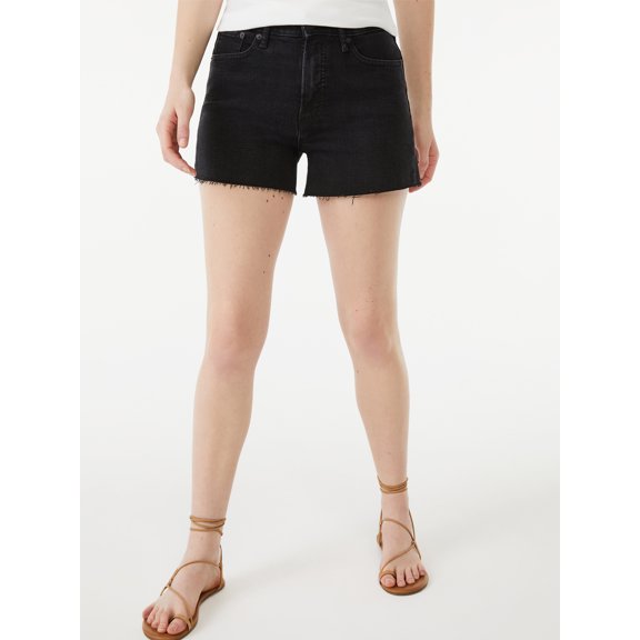 Free Assembly Women's 90's Cut Off Denim Shorts