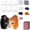 E, variant on Cats Foxes Mask with Furs Eye Meshes,Stickers,Therians Dress Up Mask to Paint Mask Arts Craft Kits,Costume Mask