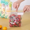 25PCS Double Seal Food Seal Keep Fresh Supplies Double Rib Seal Bag