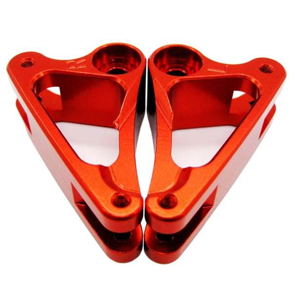 Amortiguador de Impacto Frontal Ounissouiy de Aleación de Aluminio para 1/8 E-Revo RC Rojo