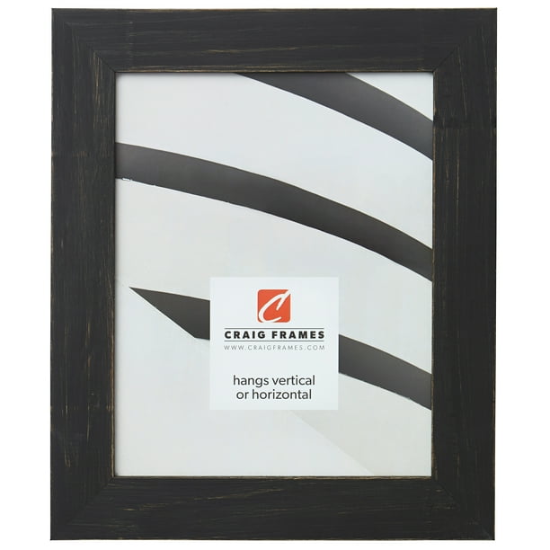 Craig Frames Jasper, 20x26 inch Picture Frame, Country Charcoal Black