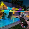 thumbnail image 2 of Hyrion 50ft Permanent Outdoor Lights, 30 LED Smart Eaves Lights, Waterproof, for Christmas Party, 2 of 7