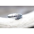 thumbnail image 4 of LD DESIGNS- Sterling Silver Wrap Ring Adjustable Wheat Design Band | Comfortable Stylish Fine Silver Jewelry for Women, 4 of 6