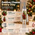 thumbnail image 4 of Carsablanco Nutcracker Soap Dispenser, Clear Acrylic Christmas Decorative Pump Bottle for Bathroom and Kitchen, 100ml Refillable with Candy Cane and Snowflake Accessories, 4 of 7