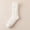 White, variant on Women Warm Solid Color Soft Winter Floor Socks Coral Velvet Socks Cotton Socks BLUE