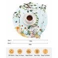 thumbnail image 6 of 15 Inch Round Placemats Set of 4, Easter Gnomes Non Slip Heat Insulation PP Table Mats, Spring Watercolor Eggs Country Flower Plant Washable Place Mats for Kitchen Dining Party Table Decor, 6 of 7