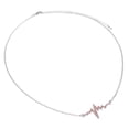 thumbnail image 1 of Collar colgante Yuyangstore Heartbeat Sign regalo especial personalizado para niñas # 7 7 Plata-Rosa, 1 of 6