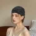 thumbnail image 5 of Unique Bargains Women's 1pc Fashion Lace Wide Headwrap 9.45"x7.87" Black, 5 of 5