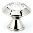 thumbnail image 2 of Alno 1 1/4" Art Deco Crystal Knob - Clear / Polished Chrome, 2 of 3