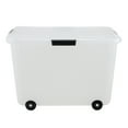 thumbnail image 2 of Advantus Rolling Storage Box, Letter/Legal, 15-Gallon Size, Clear, 2 of 4
