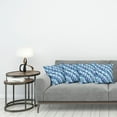 thumbnail image 3 of Ambesonne Retro Throw Pillow Cover 4 Pack, Vintage Mosaics Squares, 16", Pale Blue Dark Blue, 3 of 5