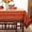 Pumpkin, variant on SASTYBALE Maple Leaves Fall Tablecloth Waterproof Oil Proof Stain Resistant Autumn Polyester Table Cloth, Thick Fabric Table Cover for Thanksgiving, Harvest, Holiday