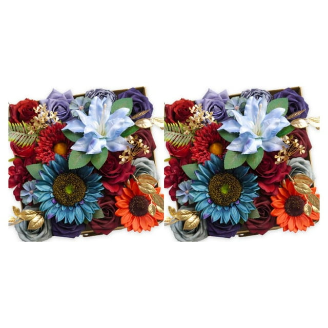Billuyoard Seda Durabilidad Duradera Flores artificiales realistas Cualquier ocasión Flores falsas elegantes 23 nuevo estilo LH009 23nuevo estilo LH009 2Conjunto
