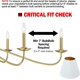 thumbnail image 3 of Juego de 3 pantallas para lámpara de pared, pantallas de tela para lámpara de pared, lámparas de renaje pequeñas, para bombillas de borde de corte, visualización de ajuste de clip, 3 x 6 x 5, 3 of 15