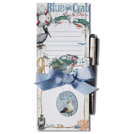 Lissom Design W23060 Coastal Passion List & Die-Cut Notepad Pen Set