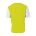 thumbnail image 3 of A4 Legend Soccer Jersey For Men in Safety Yellow White | N3016, 3 of 5