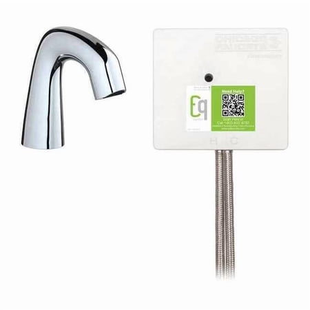 Chicago Faucet Mid Arc,Chrome,Chicago Faucets,EQ Curved EQ-A11A-12ABCP