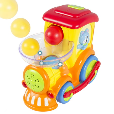 Drop and Go Train Toy, discussions, Sings and Drives sur ses propres 3 balles d'activité inclus