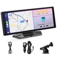 thumbnail image 1 of LAMTTO 9.26"  Wireless   Apple CarPlay & Android Auto Screen, Portable Car Stereo with Bluetooth 5.3, Car Play Screen with GPS Navigation, AirPlay, Siri, FM/AUX, 1 of 8