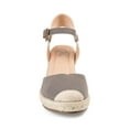 thumbnail image 6 of Journee Womens Ashlyn Wedge Heel Espadrille Sandals, Widths Available, 6 of 8