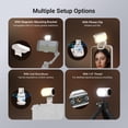 thumbnail image 4 of Luz de relleno para selfies Neewer NL40B magnética LED CRI90+, 4 of 9