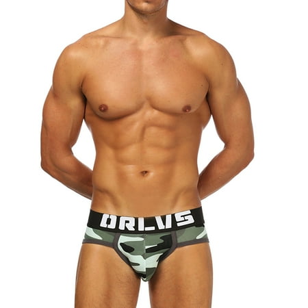 

Briefs Breathable Men s Low Camouflage Body Hip Lift Sculpting Waist Comfortable