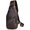 Brown, variant on Men Fashion Casual Designer Travel Hiking Crossbody Chest Sling Bag Rig Strap Bag Men Leather 8015 | Fashion, Casual, , Designer, Travel, Hiking