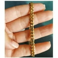 thumbnail image 2 of 10pcs/lot 4mm Gold Stainless Steel Curb Cuban Link Chain Necklace Jewelry, 2 of 7