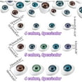 thumbnail image 2 of 104Pcs Oval Eyes 13 Styles Resin Craft Eyes Scary Eyes Horse Eye Flat Eyeball Scary Hollow Eyeballs, 2 of 6